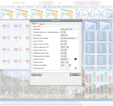 With IzyFil's interface designer you can create and customize the content you want to broadcast.